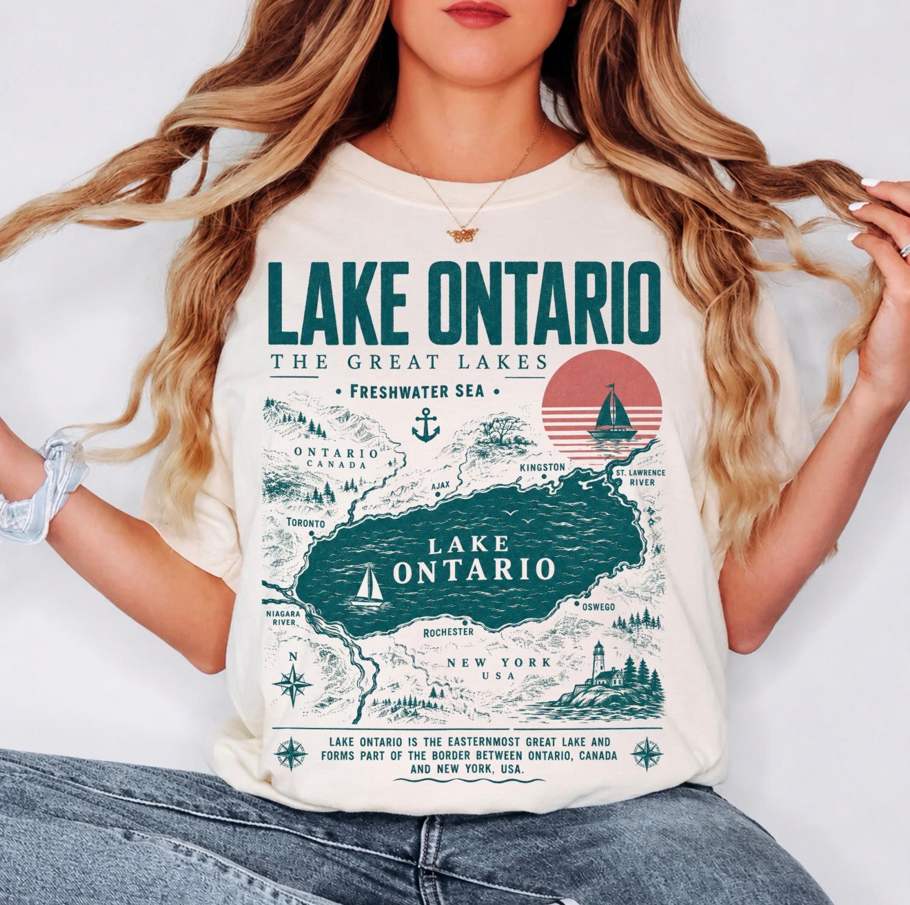 Lake Ontario (The Great Lakes) T-shirt