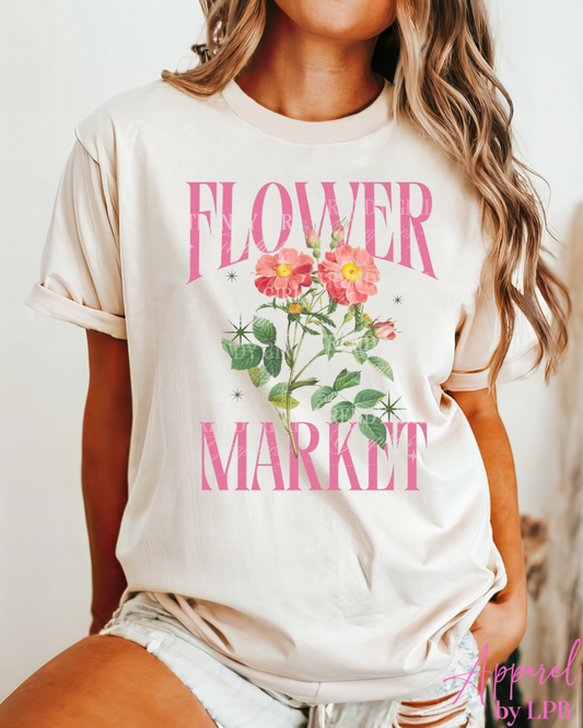 Flower Market t-shirt