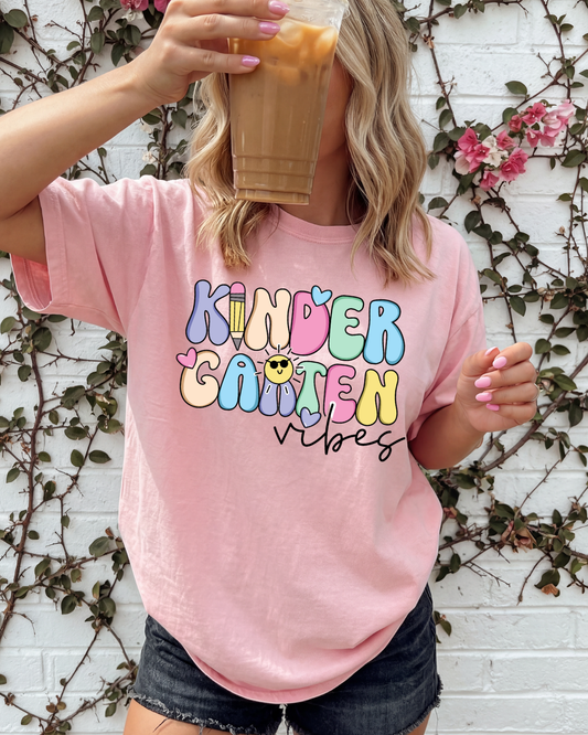 Kindergarten Vibes t-shirt (adult)